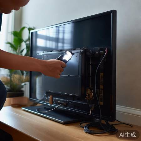 检查电视连接，确保正常使用