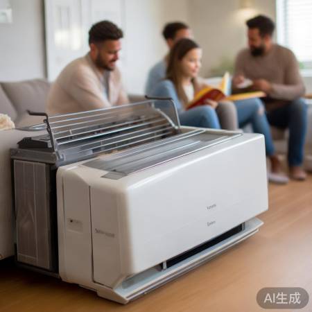 空调保养，滤网清洁，健康使用。