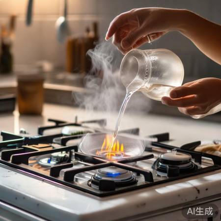 白醋燃气灶消毒神器,环保健康!