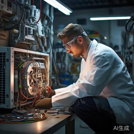 关电源查空调故障，需专业维修。