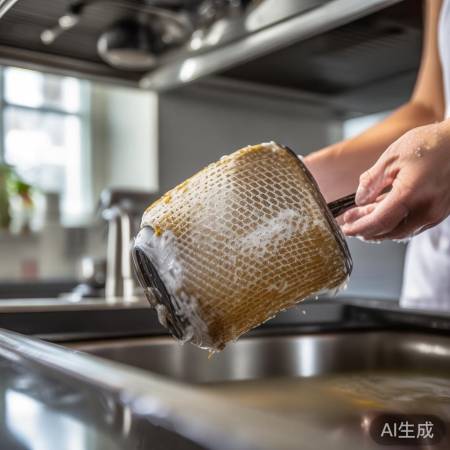 油网风扇清洁，油烟机过滤更高效