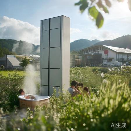 环保热水工程，助力绿色消费。