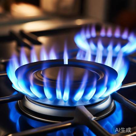 “高效燃烧器，火焰稳定炒菜佳”