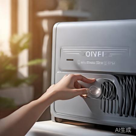 艾美特空调扇，一键关闭，定时节