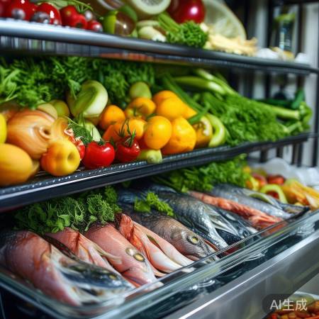 保鲜摆放,避免串味,保持原味。