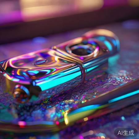 高端指纹锁，光影彩虹美。