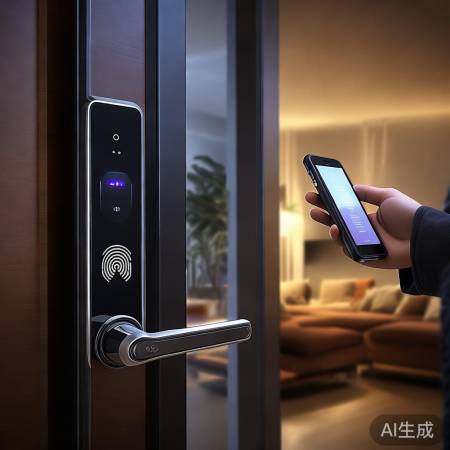 手机掌控，智能家居指纹锁，随心