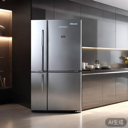 康佳185冰箱，时尚银色，性能