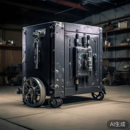 “安装承重滑轮，移动保险柜轻松