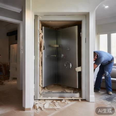 墙内保险柜移位，拆墙专业操作