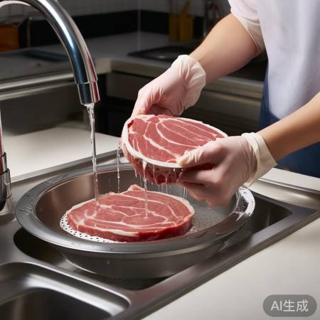 “人造肉需清洗,洗衣机独洗佳。