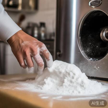 小苏打除垢，热水器清洁好帮手。