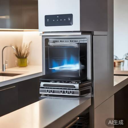 集成灶一机多能，空间节省易操作