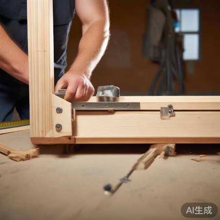 门框底座安装，螺丝勿过紧