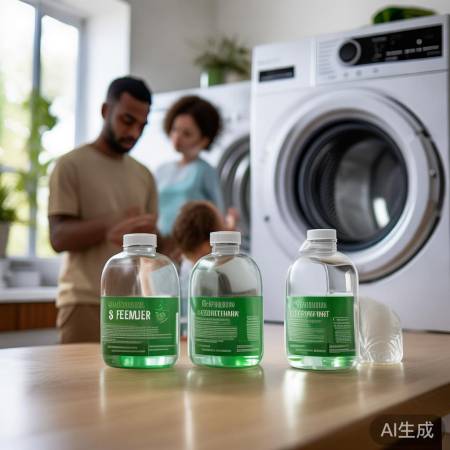 环保洗衣机消毒液，无磷无荧光，