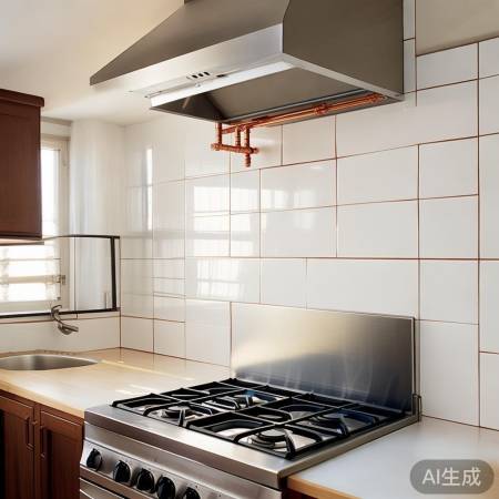 燃气灶上方水管布局可行否？