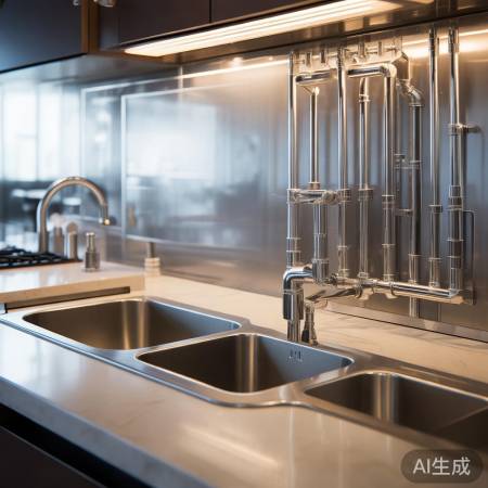 水管布局合理，美观实用。