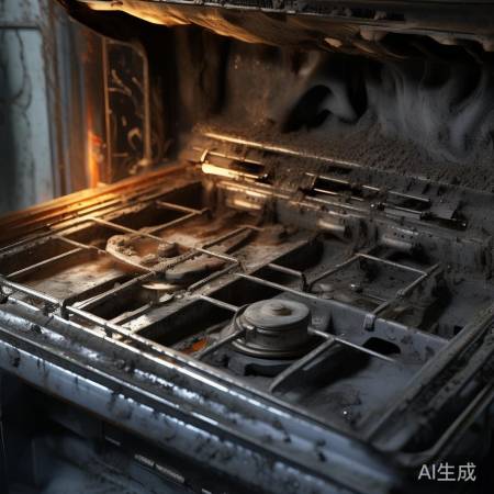 集成灶积碳,燃烧受阻