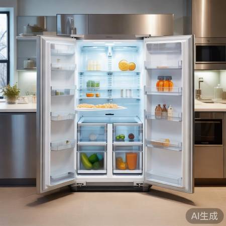 巧设计冰箱，大容量不拥挤