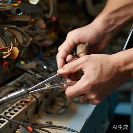 剥线：剥掉电源线皮，露15cm