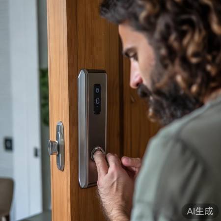 换弹簧，验指纹锁，成功啦！