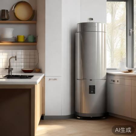 厨房新布局，热水灶同侧，空间大