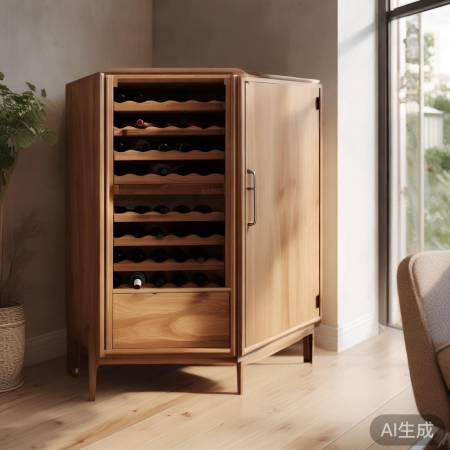 酒柜颜色与家风格息息相关，简约