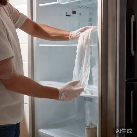小苏打水清洁冰箱，清新无异味