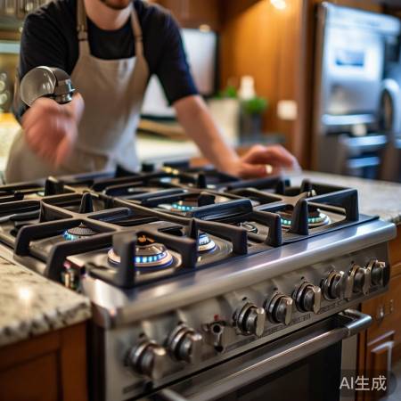 安装完成，复检阀门，启灶。