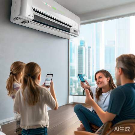 智能家居空调，手机APP远程控
