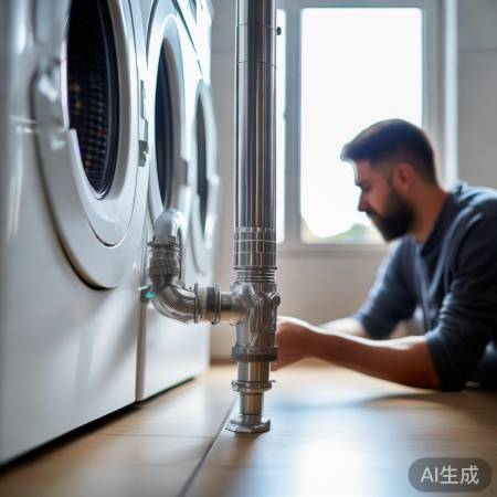 洗衣机排水管，定期检查保安全