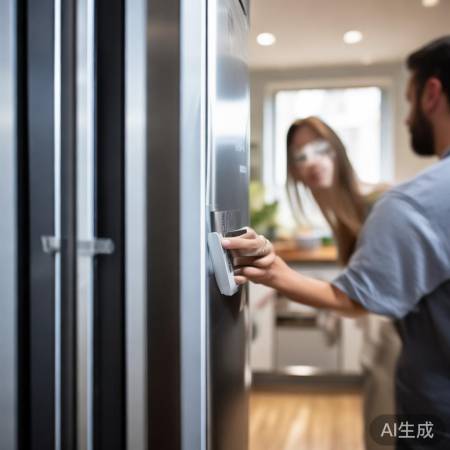 检查冰箱温度传感器，维修换新。