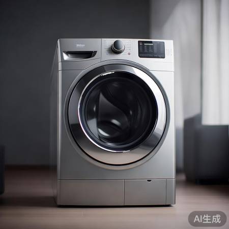 惠儿普洗衣机：简约时尚，金属质