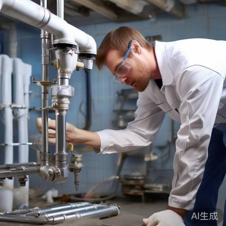 安装新回水管，检查无漏水，更换