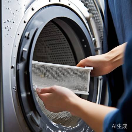 洗衣机过滤网清洗延长寿命