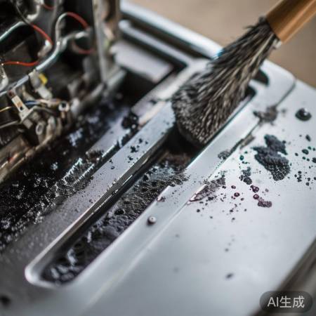 “热水积碳清除：面板开，刷净积