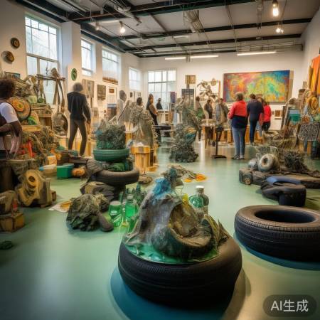 环保艺术品，绿色生活，责任彰显