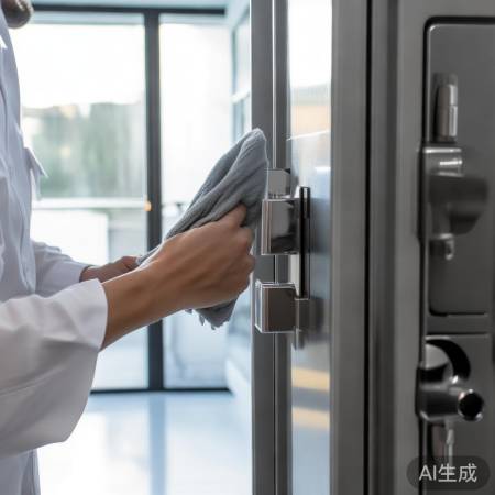 安装装饰板后，保险柜清洁保养。