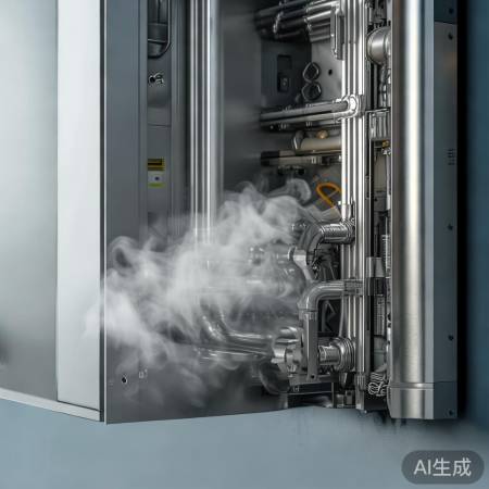 壁挂炉加冷媒异味因化学反应。