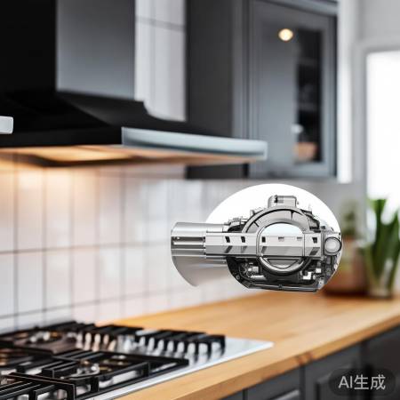 “油烟机电机皮带轮拆解教程”