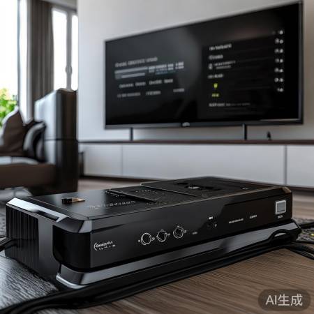 功放音响连接电视,有线HDMI