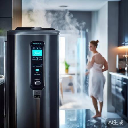 海尔龙兴热水器，速热热水，早晨