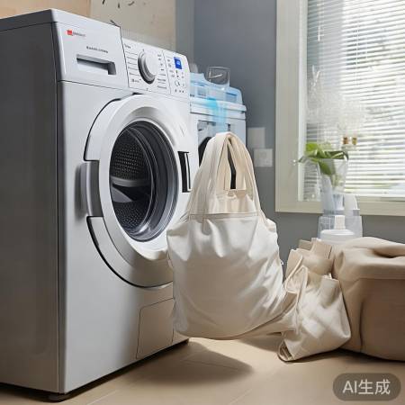 牛津布袋洗衣机清洗步骤