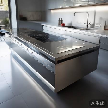 环保灶深井式，简约时尚，厨房风