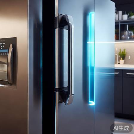 智能温控扶手，实时显示冰箱温度