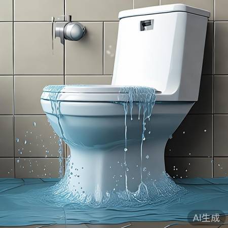 排污口设计缺陷，易溅污物。