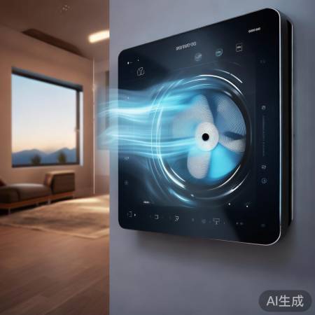 风速调节，快慢适中，健康空调。