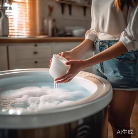 适量洗衣粉，脏污程度定用量。