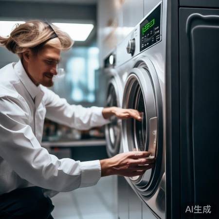 检查启动器，启动洗衣机测试成功