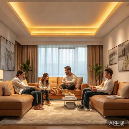 空气能供暖，温暖均匀，湿度适宜